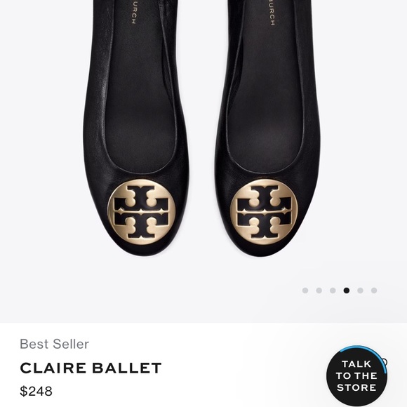 Tory Butch Black Flats - Picture 5 of 5